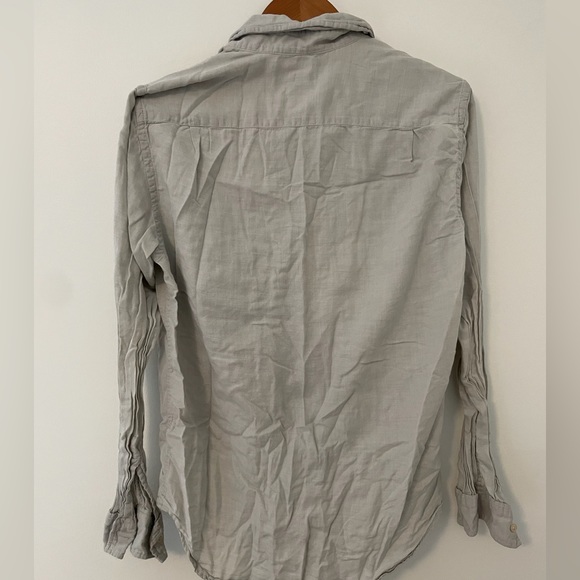 Steven Alan Light Gray Button Down, Size M - Picture 3 of 5